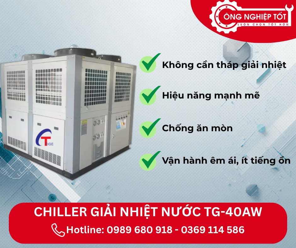Những ưu điểm nổi bật của Chiller TG-40AW